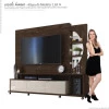 Estante Home Para TV 55 Polegadas Elegance 2.1 Lukaliam Noce/Off White