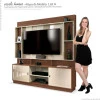 Estante Home Para TV 50 Polegadas Nevada EDN Naturale/Off White