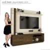 Estante Home Para TV 65 Polegadas Royal EDN Nogal/Off White