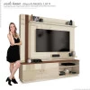 Estante Home Para TV 65 Polegadas Royal 1.8 EDN Off White/Naturale