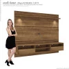 Painel Home Suspenso Para TV 60 Angra Mirarack Canela