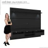 Painel Home Suspenso Para TV 60 Angra Mirarack Preto