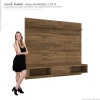 Painel Home Suspenso Para TV 60 Lovere Mirarack Rústico