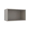Módulo Armário Aéreo 60cm Porta Basculante 100% MDF Cozinha Modulada Gold Robel Fendi/Hanover