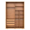 Roupeiro 160cm 100% MDF 2 Portas Correr Concept Robel Freijo