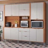 Cozinha Grande Completa 240x220cm 10 Portas 3 Gavetas Astra 2.4 Lukaliam Jequitiba/Areia