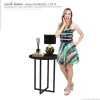 Conjunto de Mesas Lateral Apoio 8030 8031 JB Bechara Preto