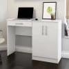 Escrivaninha Com Organizador 2 Portas 120cm Space Patrimar Branco