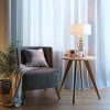 Mesa Lateral Redonda Sala de Estar 60x60x66 Classic Imcal Off White
