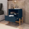 Mesa de Cabeceira 1 Gaveta 1 Nicho 52cm x 58cm Antares Casa D Azul