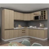 Armário Aéreo Nicho Micro-Ondas 68x70x43 Vidro Reflecta Cozinha Modulada Robel Hanover