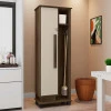 Multiuso Lavanderia com Porta Vassoura 1 Porta Berlim RV Móveis Freijo/Off White