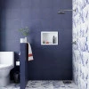Nicho Para Banheiro 40x30x10 Mármore Sintético Cozimax Branco Liso