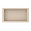 Nicho Para Banheiro 60x30x10 Mármore Sintético Cozimax Bege Liso
