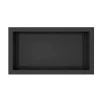 Nicho Para Banheiro 60x30x10 Mármore Sintético Cozimax Preto Liso