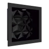 Nicho Para Banheiro 30x30 Com LED Mármore Sintético Cozimax Preto Textura