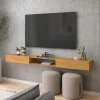 Nicho Rack Suspenso Sala Quarto 120cm Impacto 1.2 Patrimar Cinamomo