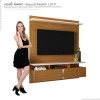 Painel Para TV 55 Polegadas Pequeno Imola 1.36 Lukaliam Tauari/Off White