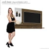 Painel Para TV 42 com Espelho 5008 JB Bechara Canela