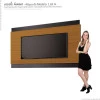 Painel Para TV 75 Polegadas Sala Quarto Legacy 200cm EDN Cedro/Preto