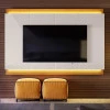 Painel Para TV 75 Polegadas Com LED 207 Marrocos Lukaliam Tauari/Off White