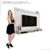 Painel Suspenso Para TV até 60 Pol Max 1.8 EDN Off White