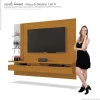 Painel Para TV até 60 Polegadas Murano EDN Cedro