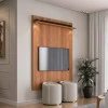 Painel Pequeno 136x180cm Para TV 55 River 1.36 Lukaliam Jequitiba
