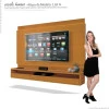 Painel Suspenso Para TV até 60 Pol Savoy 1.6 EDN Cedro Naturale