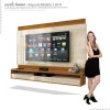 Painel Suspenso Para TV até 60 Pol Savoy 1.6 EDN Off White/Cedro Naturale
