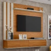 Painel Para TV 46 Polegadas 160cm Trend 1.6 Patrimar Cumaru/Off White