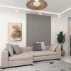 Placa Painel Ripado Nobre 150cm x 250cm Gelius Cinza