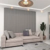 Placa Painel Ripado Nobre 250cm x 250cm Gelius Cinza