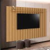 Painel Ripado Para TV 75 Polegadas 217 x 170 Brise EDN Freijo