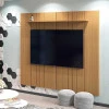 Painel Ripado Para TV 75 Polegadas 217cm Clean 2.2 EDN Freijo