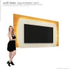 Painel Para TV 75 Polegadas Sublime 2.2 Com LED Gelius Off White/Naturale