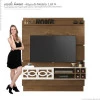 Painel Para TV até 60 Zurique EDN Naturale/Off White