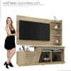 Rack Caribean com Painel Chicago RV Móveis Niagara