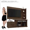 Rack Caribean com Painel Chicago RV Móveis Noce