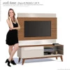 Rack com Painel Para TV 146cm 1 Gaveta Classic 1G 1.4 Imcal Freijo/Off White