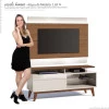 Rack com Painel Para TV Classic Mais 1G 1.4 Com LED Imcal Freijo/Off White