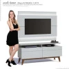 Rack com Painel Para TV Classic Mais 2G 1.4 Com LED Imcal Branco