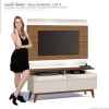 Rack com Painel Para TV Classic Mais 2G 1.4 Com LED Imcal Freijo/Off White