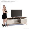 Rack Para Sala TV 65 Polegadas Classic Mais 2G 1.8 Imcal Off White/Freijó