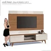 Rack com Painel Para TV Classic 2G 1.8 Imcal Freijo/Off White