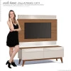 Rack com Painel Para TV Classic 2G 1.4 Imcal Freijo/Off White