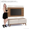 Rack com Painel Para TV Classic 2G 1.4 Com LED Imcal Freijo/Off White