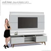 Rack com Painel Para TV Classic Mais 2G 1.8 Com LED Imcal Branco