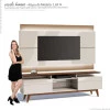 Rack com Painel Para TV Classic 2G Mais 2.2 Com LED Imcal Off White/Freijo