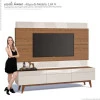 Rack com Painel Para TV Classic 3G 2.2 Imcal Freijo/Off White